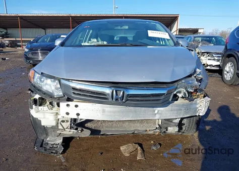 2012 Honda Civic Ex-L из США, поврежденный, VIN 19XFB2F92CE013866
